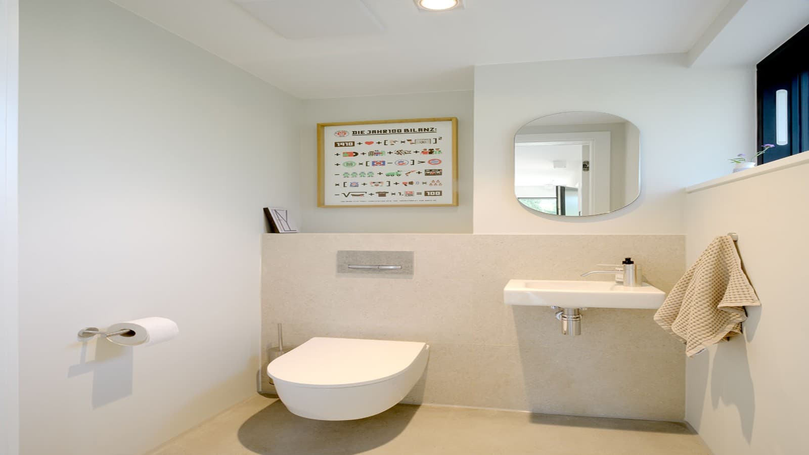 Gäste-WC im Privathaus der Familie Müller-Wiefel Gäste-WC im Privathaus der Familie Müller-Wiefel