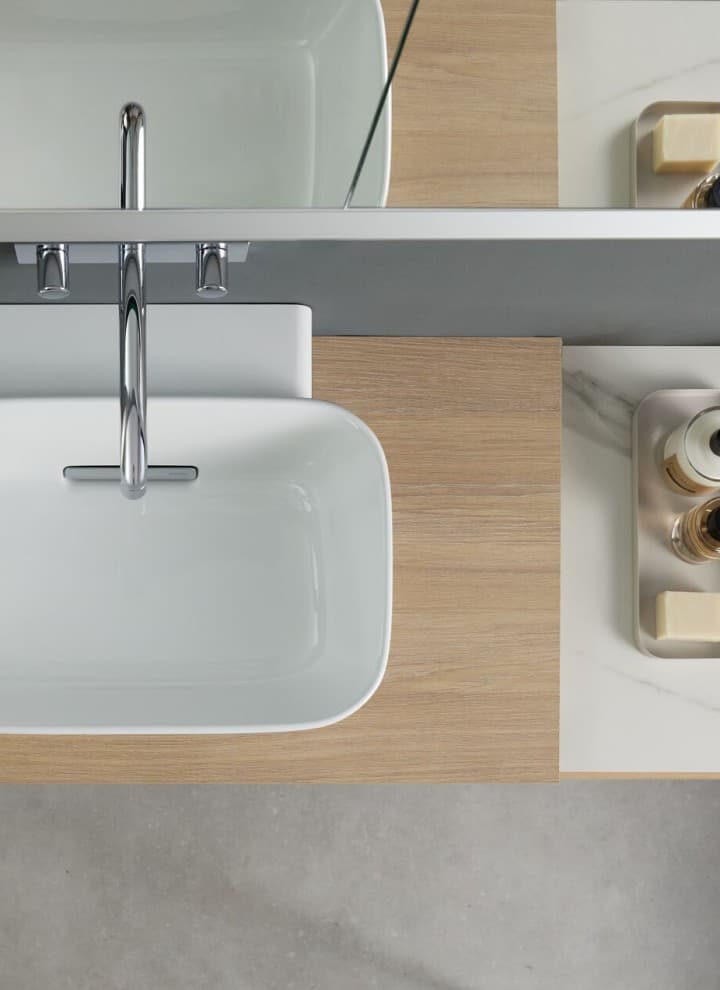 Aufsatzwaschbecken der Serie Geberit ONE Aufsatzwaschbecken der Serie Geberit ONE