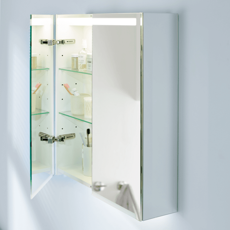 Geberit Option mit Einlegeböden aus Glas Geberit Option mit Einlegeböden aus Glas