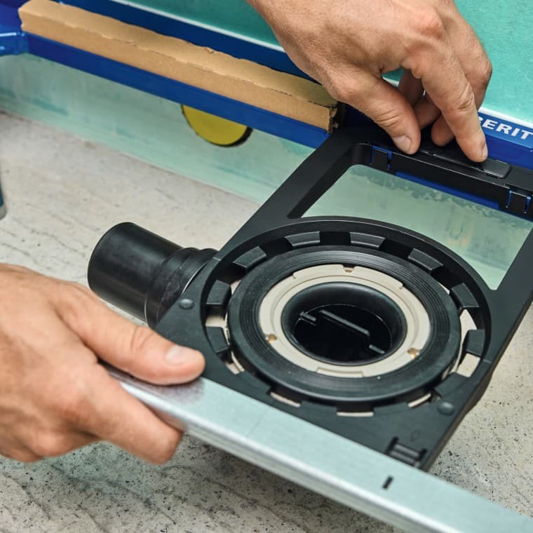 Maximale Flexibilität beim Abwasseranschluss durch drehbaren Siphon Maximale Flexibilität beim Abwasseranschluss durch drehbaren Siphon