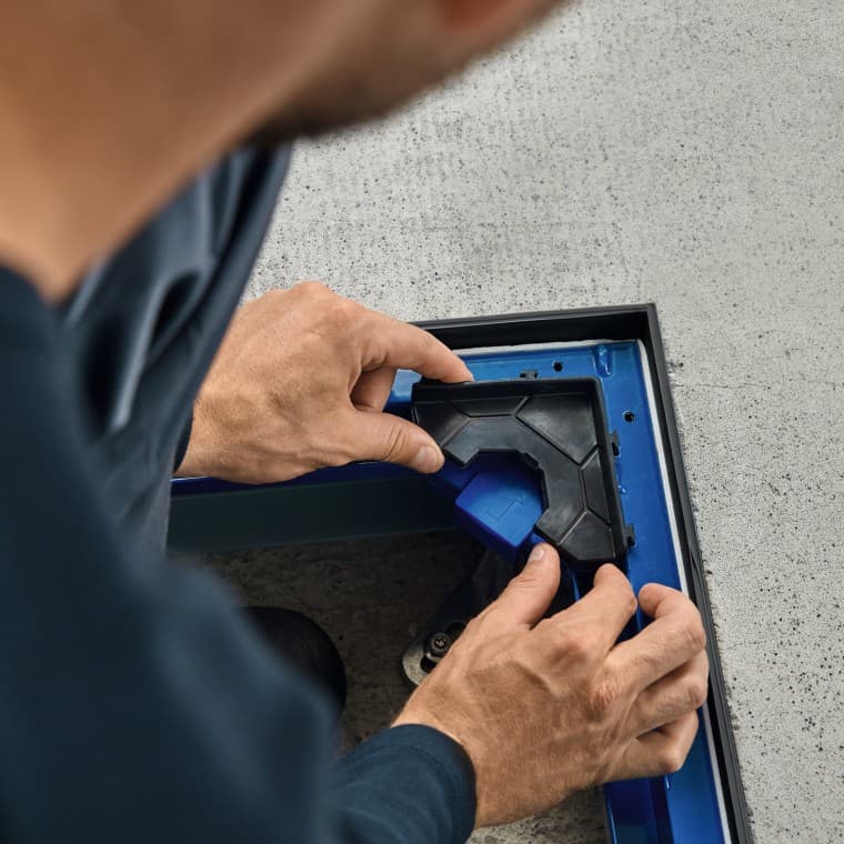 Gummiauflagen für Einhaltung der Schallschutzanforderungen Gummiauflagen für Einhaltung der Schallschutzanforderungen