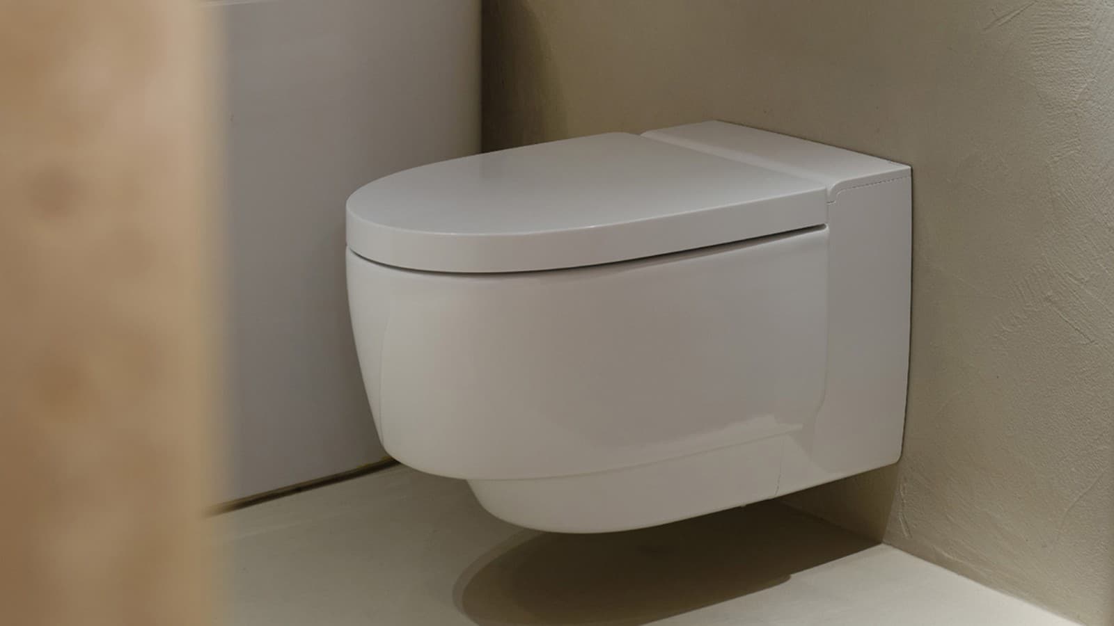 Geberit AquaClean Mera Dusch WC in „SoLebIch“-Apartment in München Geberit AquaClean Mera Dusch WC in „SoLebIch“-Apartment in München