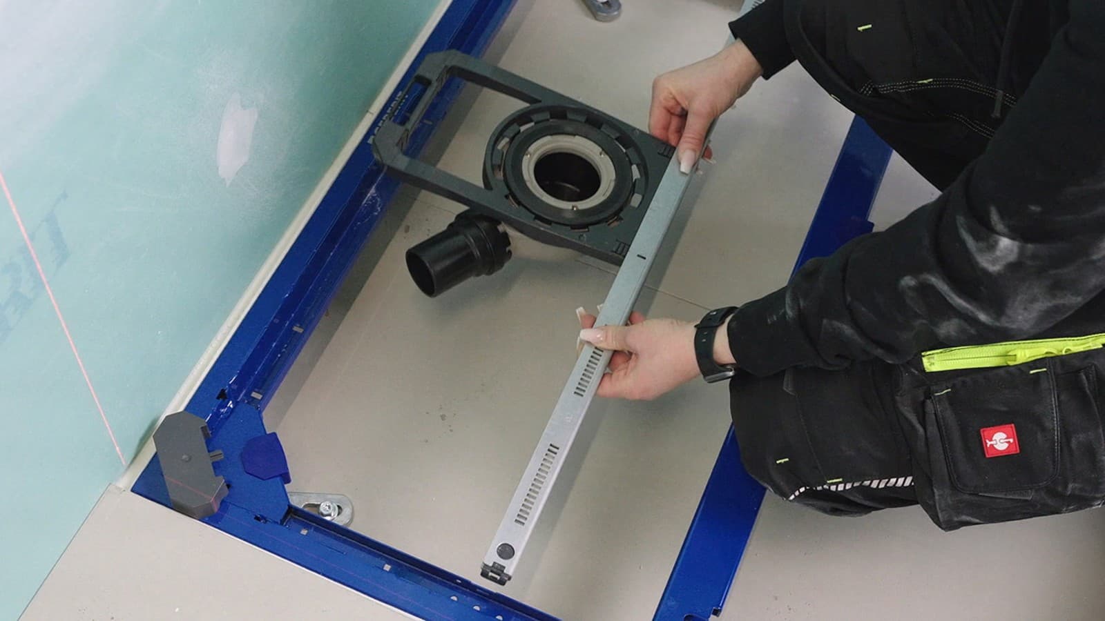 Duofix Installationsrahmen mit Siphon