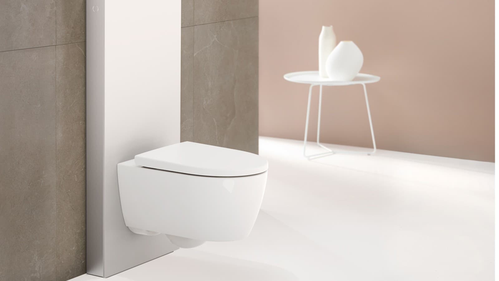 Geberit Monolith Sanitärmodul in weiß satiniert Geberit Monolith Sanitärmodul in weiß satiniert