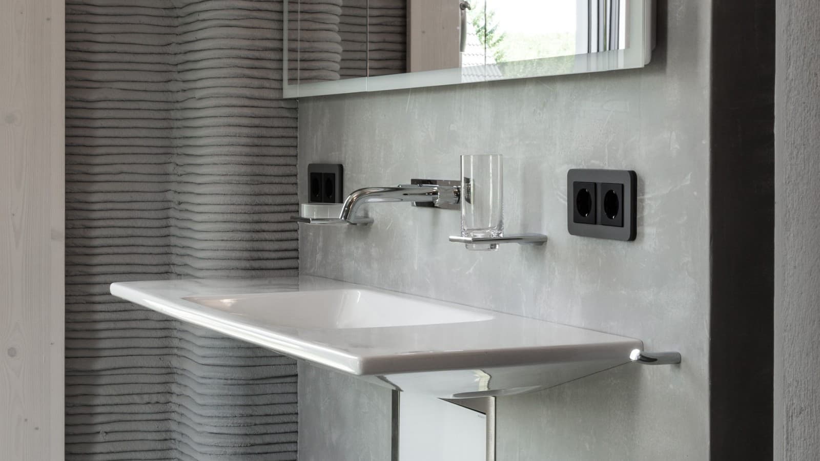 Geberit ONE Waschtisch im 3D Haus in Beckum Geberit ONE Waschtisch im 3D Haus in Beckum