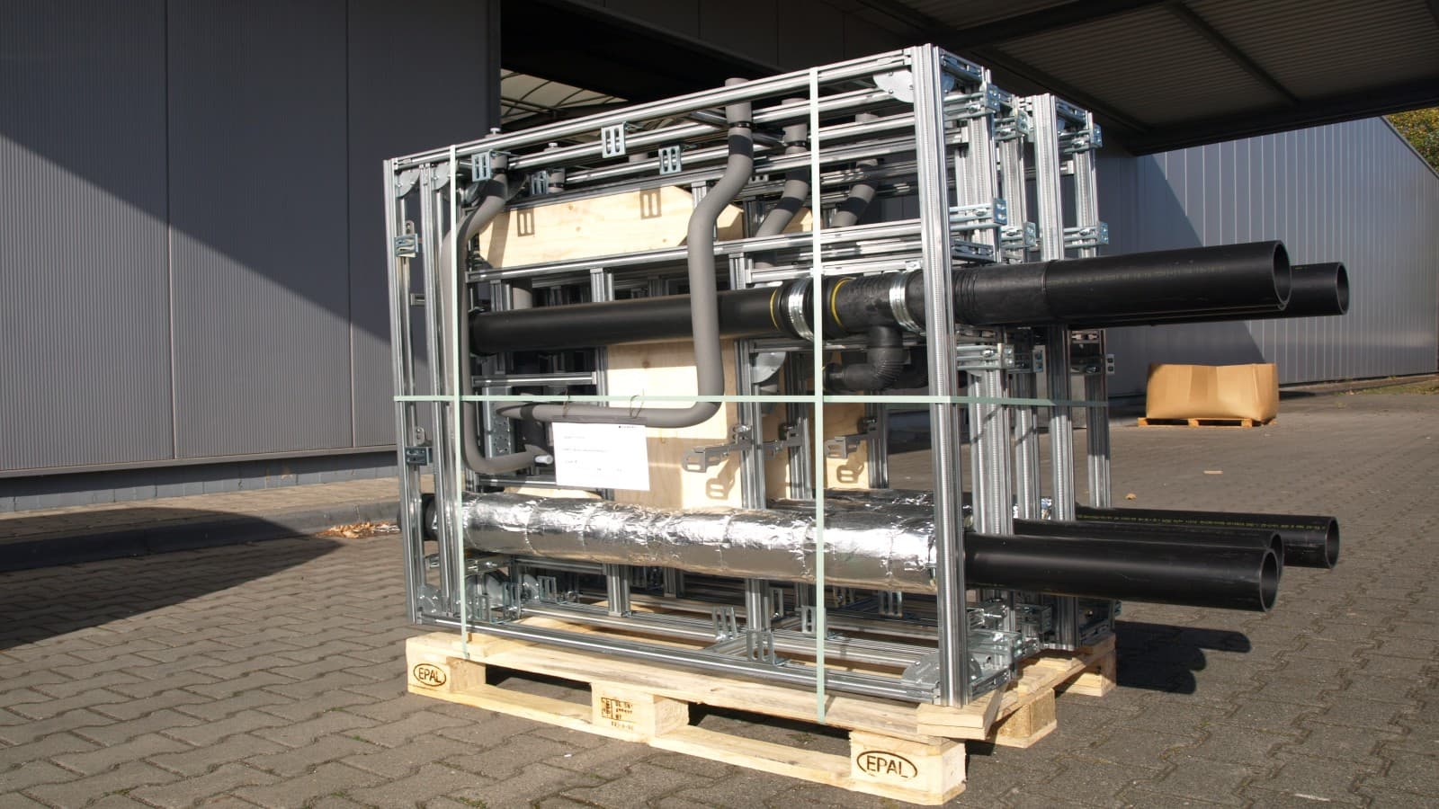 Industriell vorgefertigte Installationssysteme Geberit GIS IV, Foto: Norbert Mirgel/Geberit Industriell vorgefertigte Installationssysteme Geberit GIS IV, Foto: Norbert Mirgel/Geberit