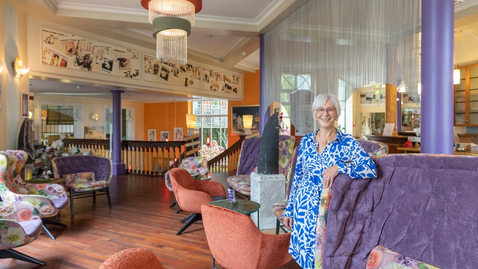 Die Gastgeberin Ingrid Gmach im Hotel Birkenhof. Die Gastgeberin Ingrid Gmach im Hotel Birkenhof.