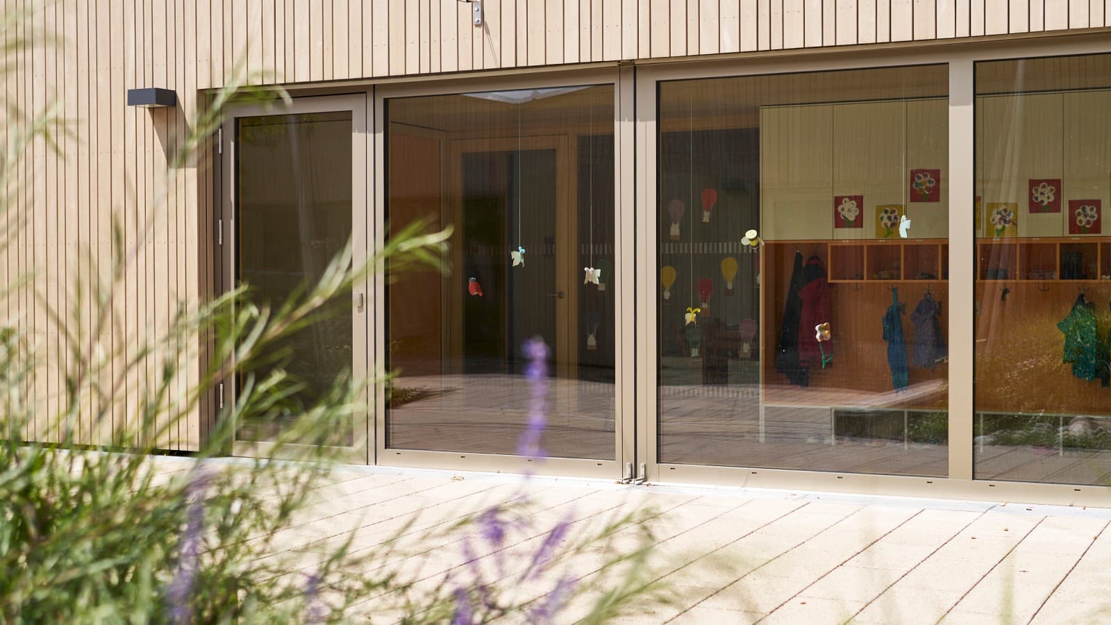 Das offene Foyer der Kita Das offene Foyer der Kita