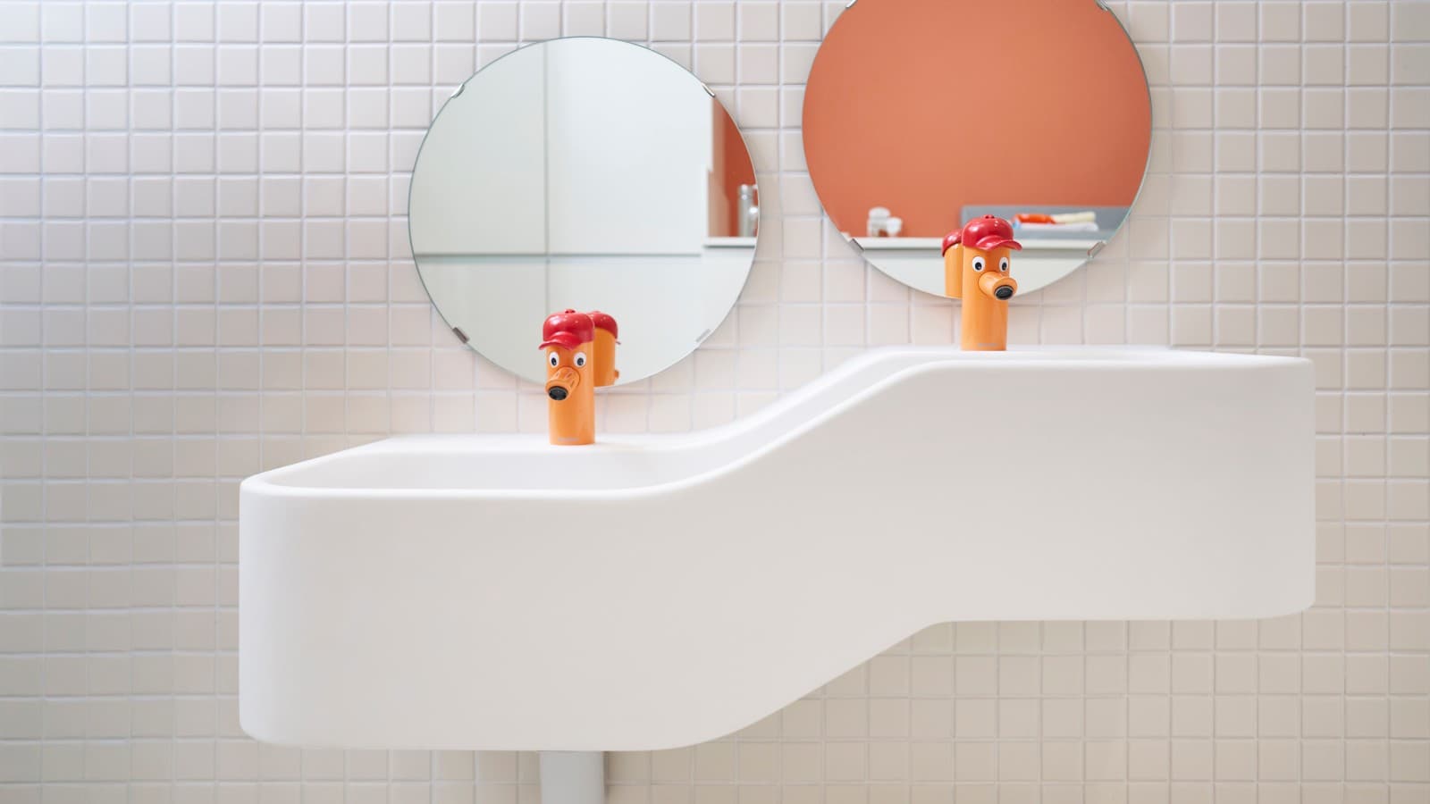 Kindgerechte und farbenfrohe Geberit Bambini Waschplatzkonzepte Kindgerechte und farbenfrohe Geberit Bambini Waschplatzkonzepte