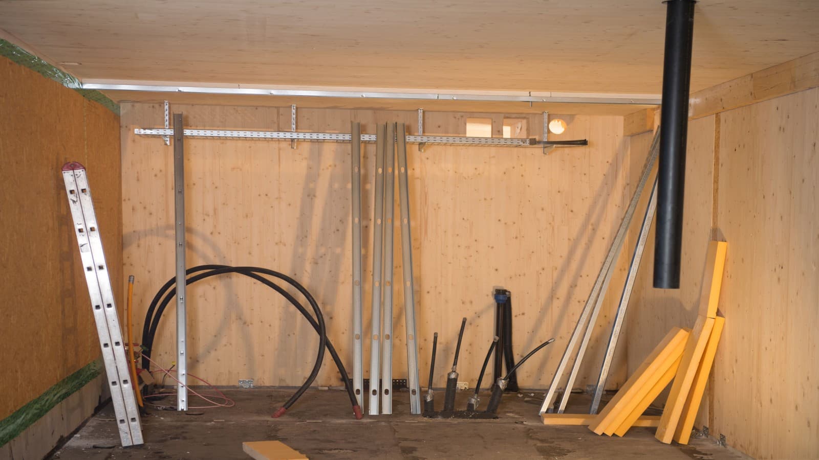 Sanitärräume haben Holzwände als Basis Sanitärräume haben Holzwände als Basis