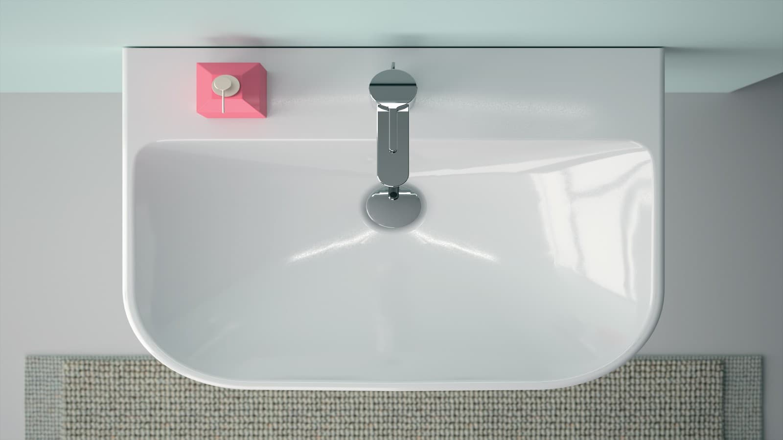 Geberit Smyle Waschtisch: organisch geformt, schlank designt Geberit Smyle Waschtisch: organisch geformt, schlank designt