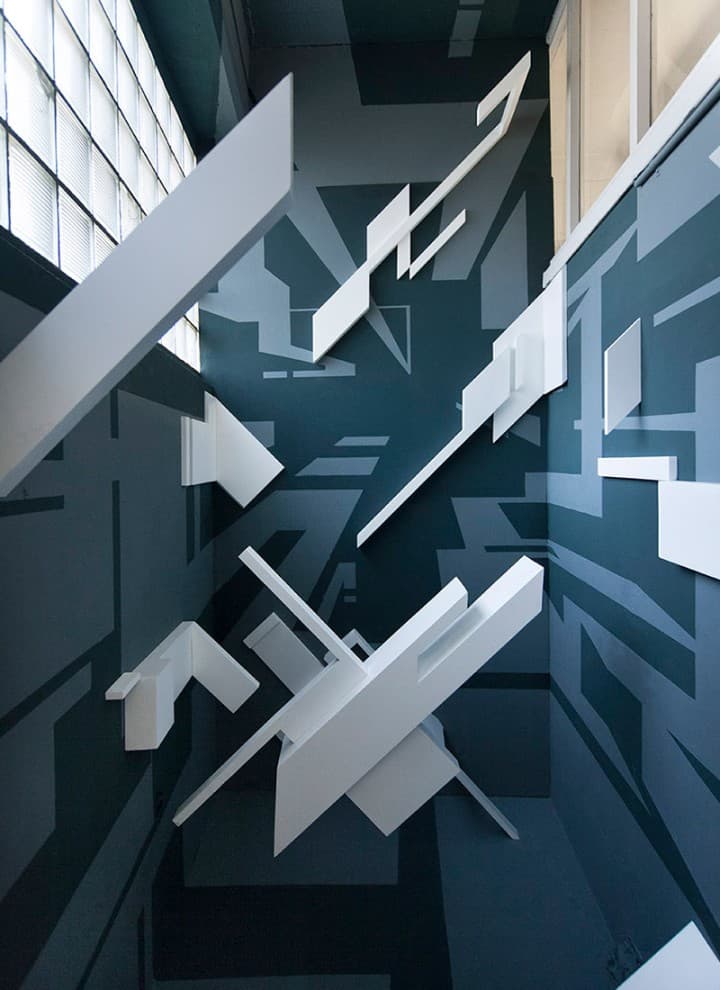 Installation bei Ausstellung „Knotenpunkt“, Hamburg, 2014 Installation bei Ausstellung „Knotenpunkt“, Hamburg, 2014