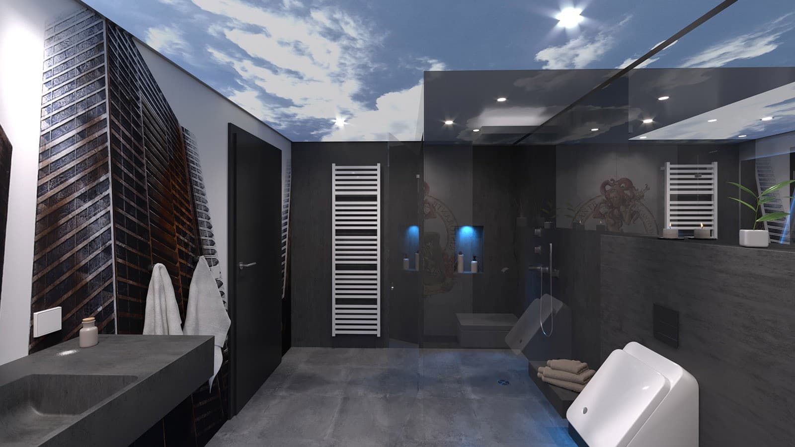 Dem Himmel sehr nah ist man in diesem Bad, das für Jugendliche konzipiert wurde. Dem Himmel sehr nah ist man in diesem Bad, das für Jugendliche konzipiert wurde.