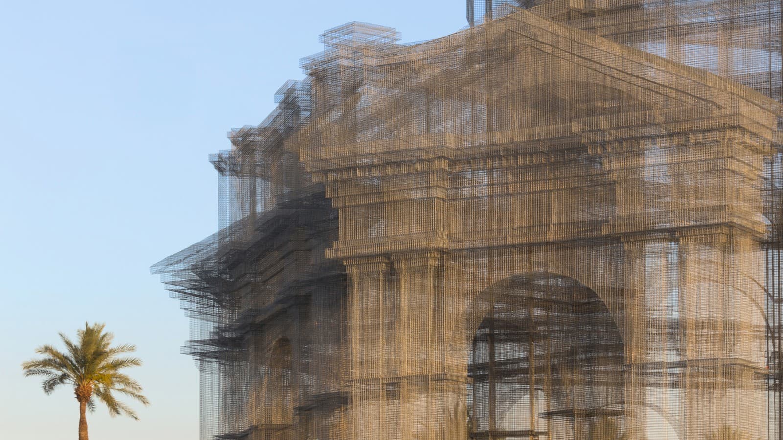 Kunstwerk von Edoardo Tresoldi (© Roberto Conte) Kunstwerk von Edoardo Tresoldi (© Roberto Conte)