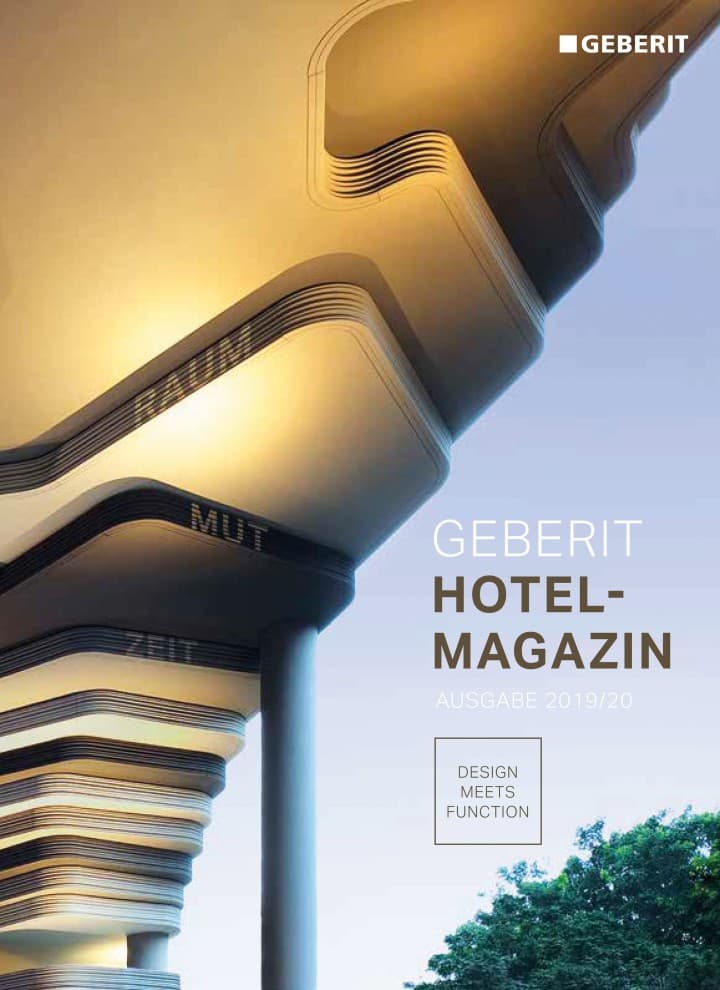 Cover Geberit Hotel-Magazin Cover Geberit Hotel-Magazin