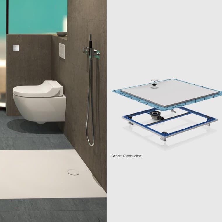 Arbeitsschritte Montage Duschfläche Geberit Setaplano Arbeitsschritte Montage Duschfläche Geberit Setaplano