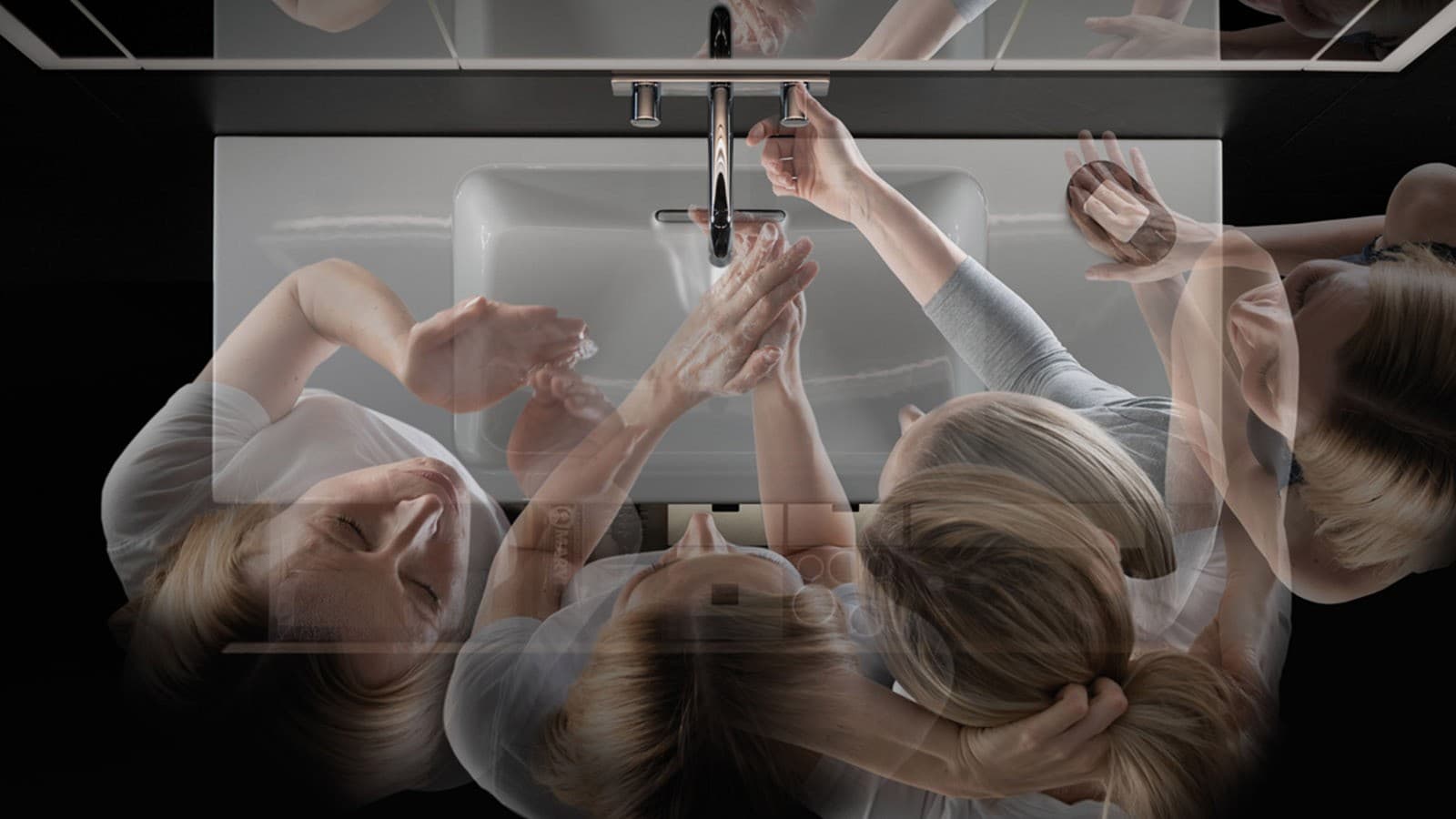 Schmutzfreie Armaturen: Eine Wandarmatur verhindert Kalk- und Schmutzränder, die sich vorzugsweise um Standarmaturen bilden. Zusätzlich hält sie den Waschtisch frei, so dass dieser sich durchgängig und einfach sauber wischen lässt Schmutzfreie Armaturen: Eine Wandarmatur verhindert Kalk- und Schmutzränder, die sich vorzugsweise um Standarmaturen bilden. Zusätzlich hält sie den Waschtisch frei, so dass dieser sich durchgängig und einfach sauber wischen lässt