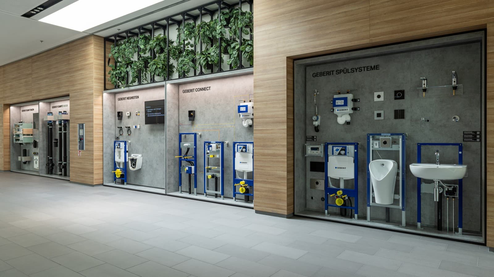 Geberit Spülsysteme in der Ausstellung im BäderForum und GIZ Langenfeld. Geberit Spülsysteme in der Ausstellung im BäderForum und GIZ Langenfeld.