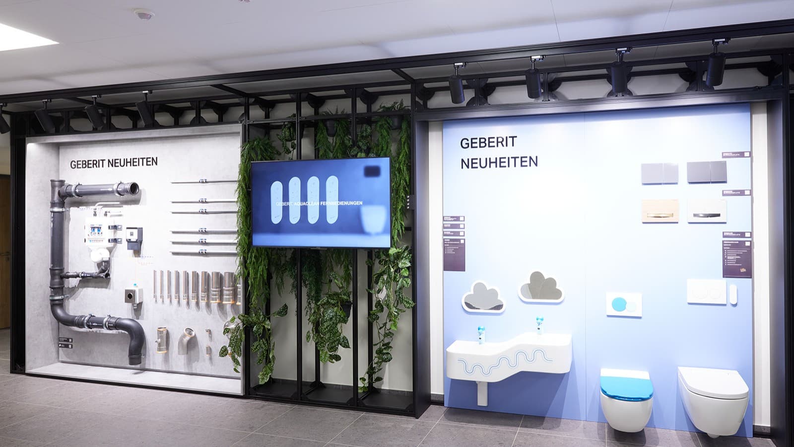 Geberit Neuheiten im Bereich Sanitärtechnik und Badausstattung im GIZ Lichtenstein. Geberit Neuheiten im Bereich Sanitärtechnik und Badausstattung im GIZ Lichtenstein.