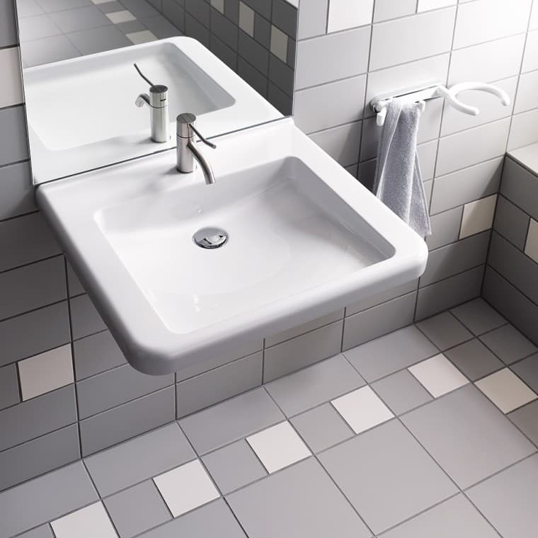 Geberit Renova Comfort Waschtisch barrierefrei Geberit Renova Comfort Waschtisch barrierefrei
