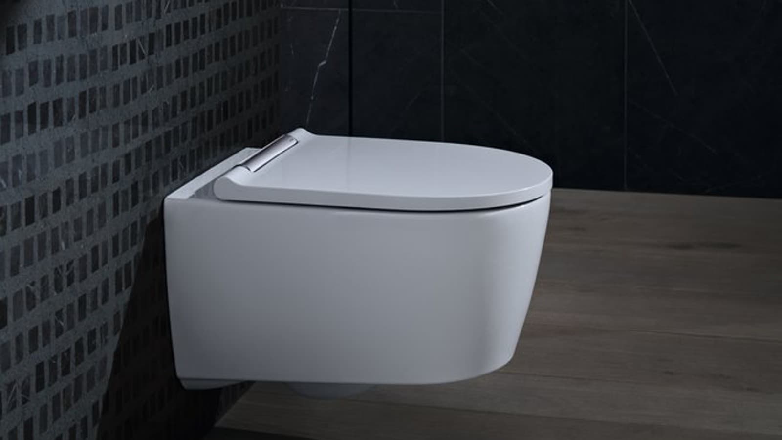 Es schwebt: könnte man denken, wenn man das Geberit ONE WC sieht. Alle optisch störenden Elemente wurden hinter einer Vorwand installiert. Das WC wirkt schlank und fügt sich elegant in kleine und große Bäder ein. Es schwebt: könnte man denken, wenn man das Geberit ONE WC sieht. Alle optisch störenden Elemente wurden hinter einer Vorwand installiert. Das WC wirkt schlank und fügt sich elegant in kleine und große Bäder ein.