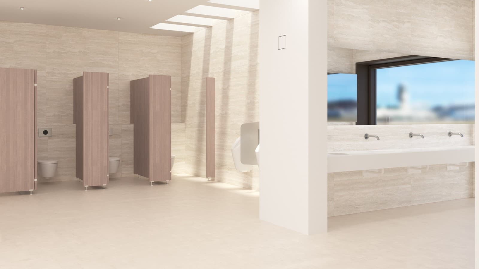 Sanitärraum im Nichtwohnungsbau Sanitärraum im Nichtwohnungsbau