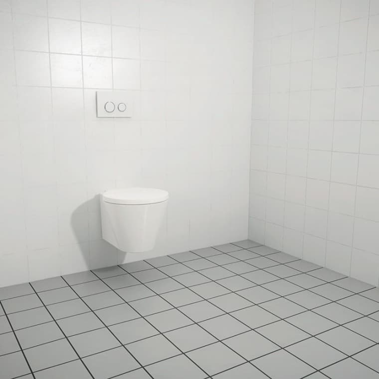 Anbringen der Sanitärapparate an gefliester Wand Anbringen der Sanitärapparate an gefliester Wand