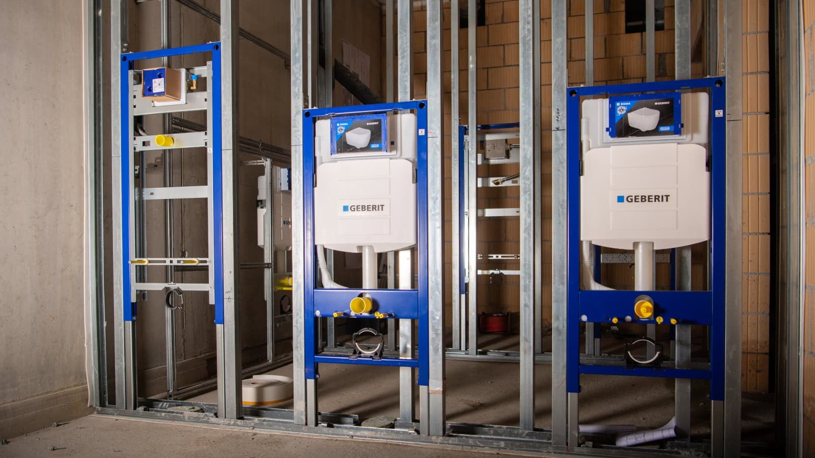 Sanitärbereich mit Geberit Duofix Sanitärbereich mit Geberit Duofix