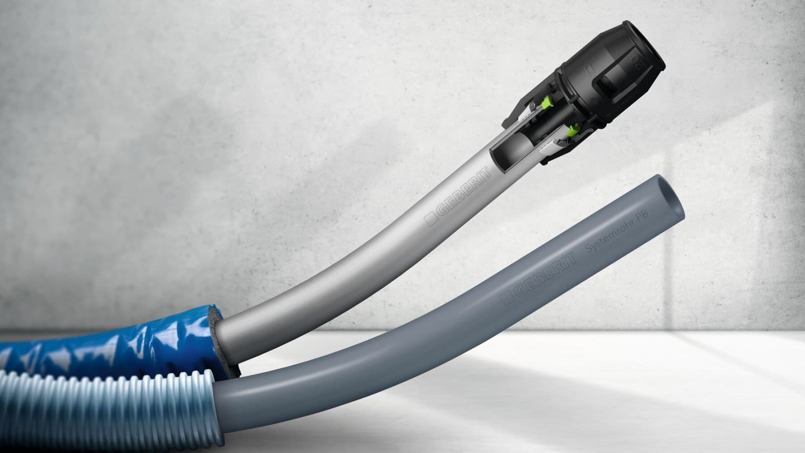 Geberit PushFit mit Systemrohren ML und PB Geberit PushFit mit Systemrohren ML und PB