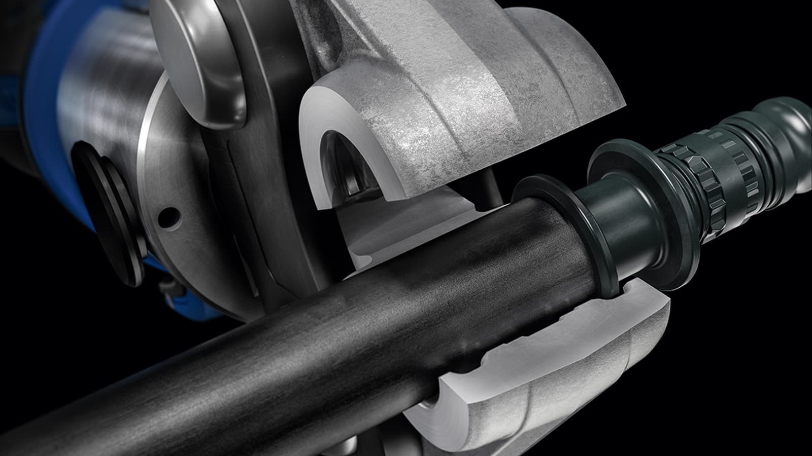 Pressbacken mit Mepla Rohr Pressbacken mit Mepla Rohr